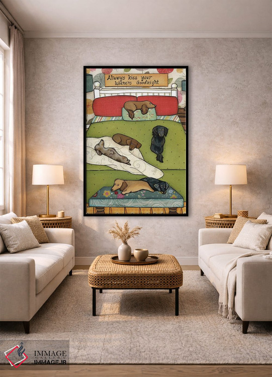 تابلو دکوراتیو همیشه ببوس اثر جیمی موراث - D1B