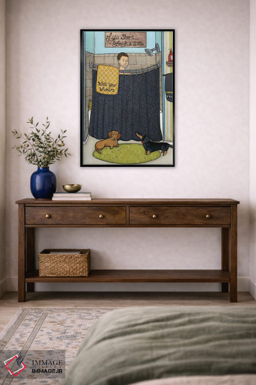 تابلو دکوراتیو کمی بخند اثر جیمی موراث - D4B