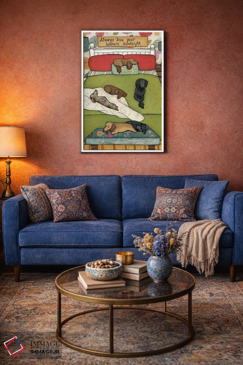 تابلو دکوراتیو همیشه ببوس اثر جیمی موراث - D3W