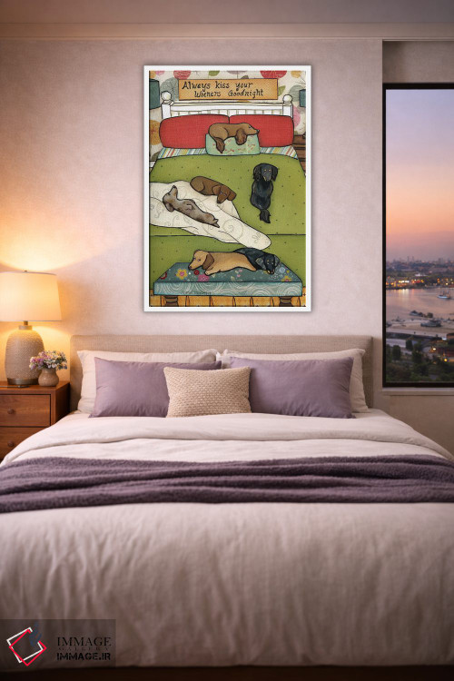تابلو دکوراتیو همیشه ببوس اثر جیمی موراث - D4W