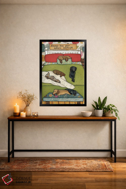 تابلو دکوراتیو همیشه ببوس اثر جیمی موراث - D5B