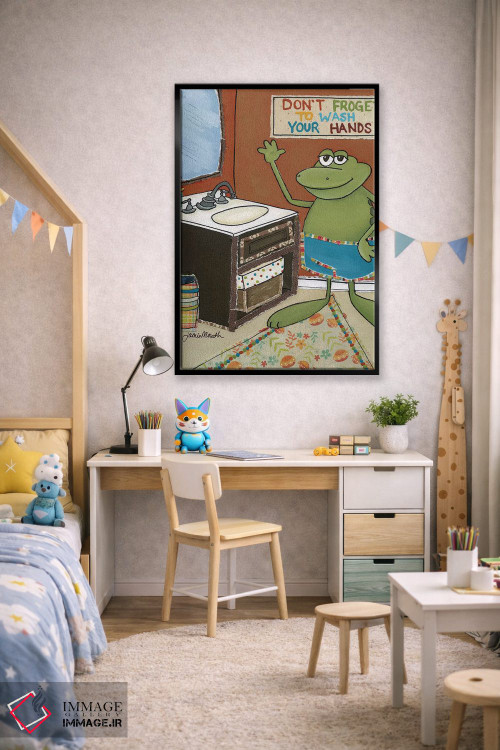 تابلو دکوراتیو شستن را فراموش نکن اثر جیمی موراث - D2B