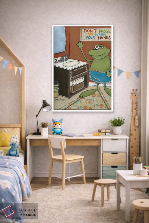 تابلو دکوراتیو شستن را فراموش نکن اثر جیمی موراث - D1W