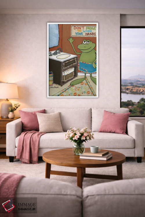 تابلو دکوراتیو شستن را فراموش نکن اثر جیمی موراث - D4W