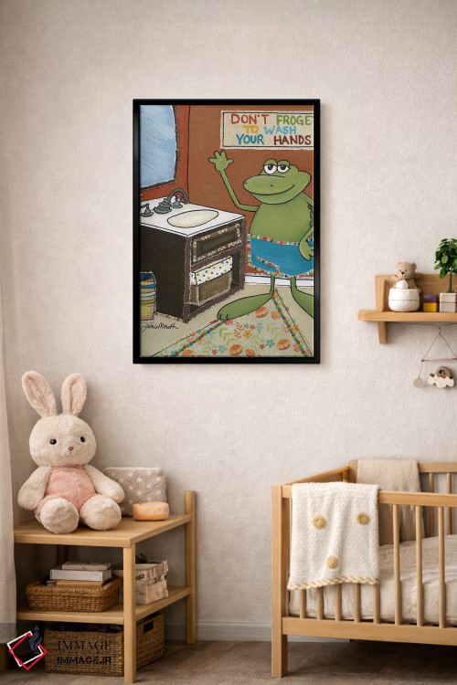 تابلو دکوراتیو شستن را فراموش نکن اثر جیمی موراث - D5B