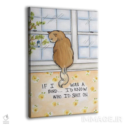 تابلو دکوراتیو اگر من پرنده بودم اثر جیمی موراث - نمای پرسپکتیو محصول