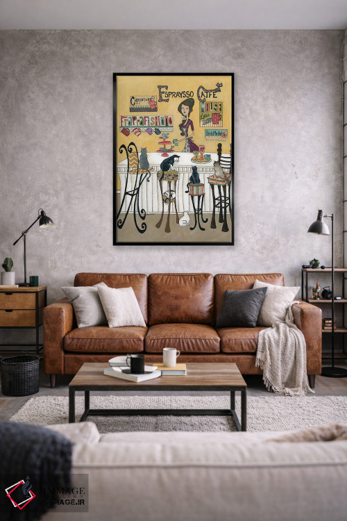 تابلو دکوراتیو اسپرسو کافه اثر جیمی موراث - D2B