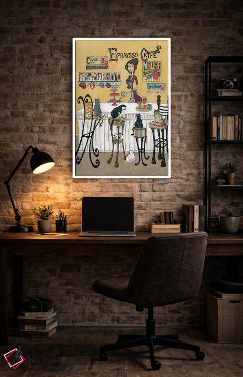 تابلو دکوراتیو اسپرسو کافه اثر جیمی موراث - D3W