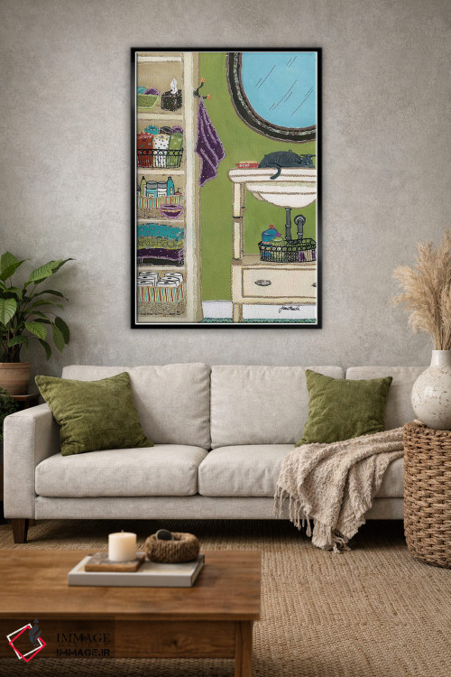 تابلو دکوراتیو آغوش در سینک ظرفشویی اثر جیمی موراث - D1B