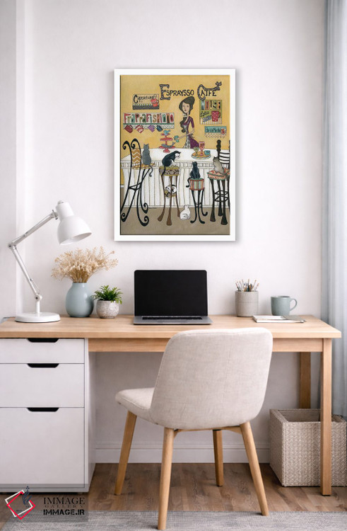 تابلو دکوراتیو اسپرسو کافه اثر جیمی موراث - D5W