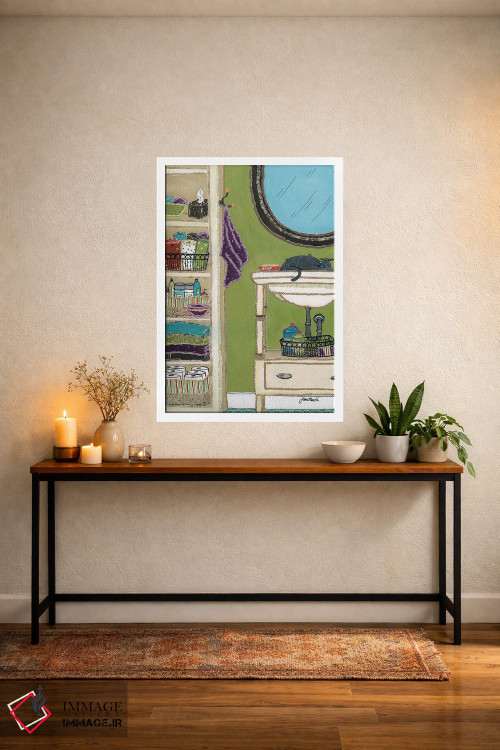 تابلو دکوراتیو آغوش در سینک ظرفشویی اثر جیمی موراث - D4W