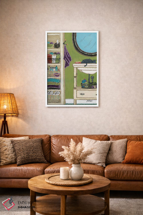 تابلو دکوراتیو آغوش در سینک ظرفشویی اثر جیمی موراث - D2W