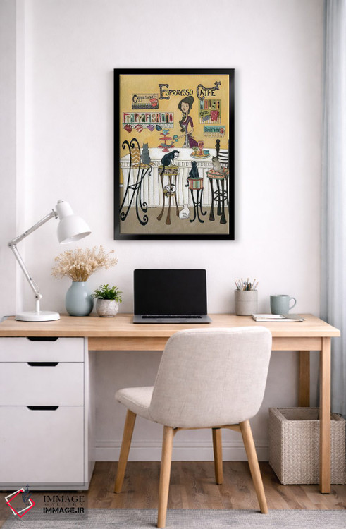 تابلو دکوراتیو اسپرسو کافه اثر جیمی موراث - D6B