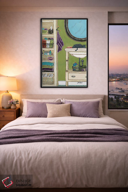 تابلو دکوراتیو آغوش در سینک ظرفشویی اثر جیمی موراث - D6B