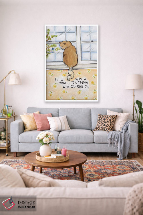 تابلو دکوراتیو اگر من پرنده بودم اثر جیمی موراث - D1W