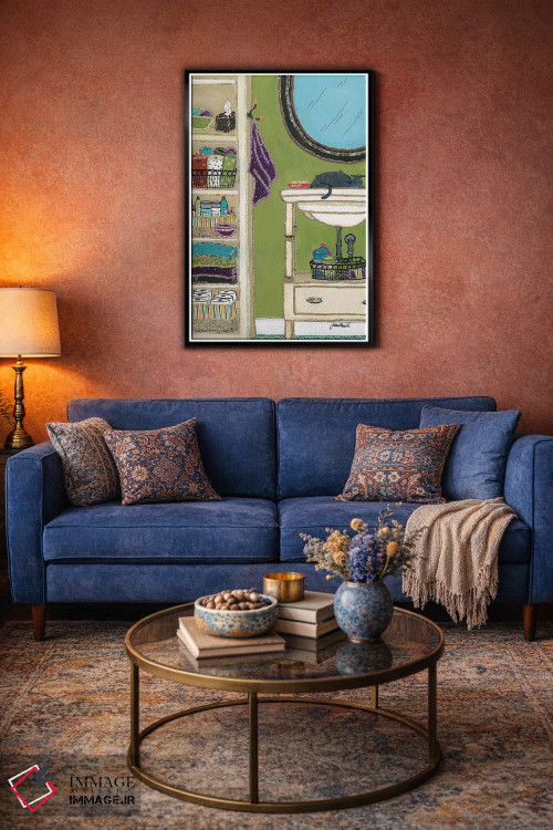 تابلو دکوراتیو آغوش در سینک ظرفشویی اثر جیمی موراث - D5B