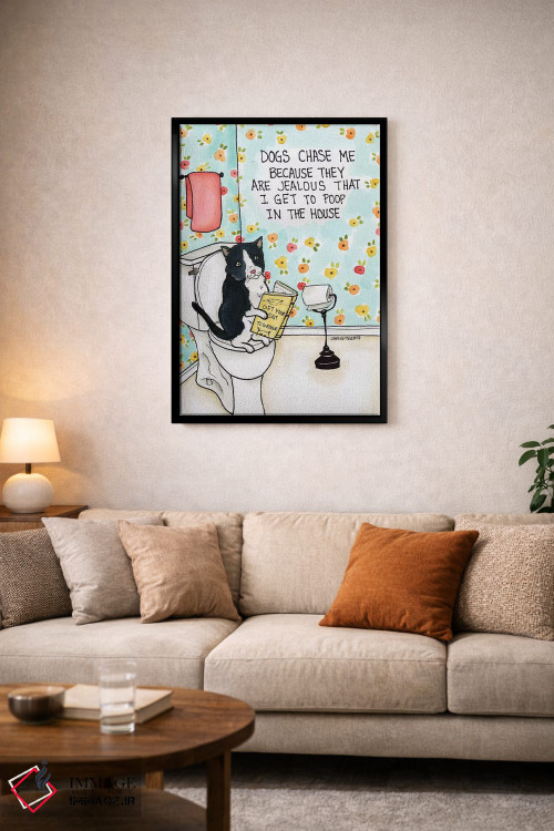 تابلو دکوراتیو سگ ها به دنبالم می دوند اثر جیمی موراث - D3B