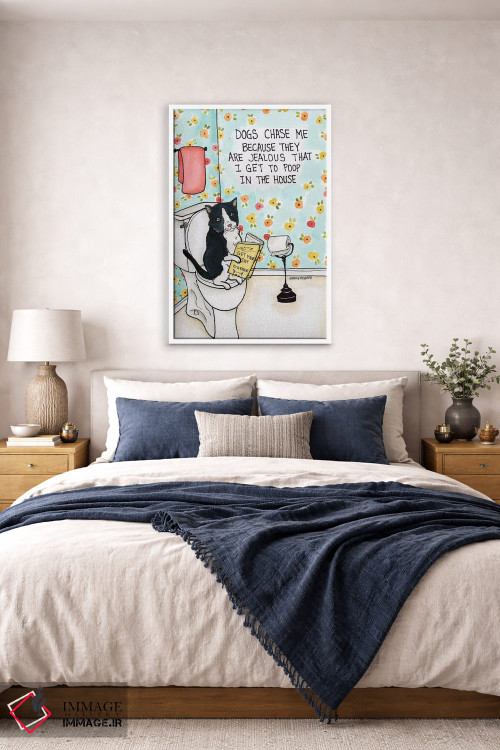 تابلو دکوراتیو سگ ها به دنبالم می دوند اثر جیمی موراث - D4W