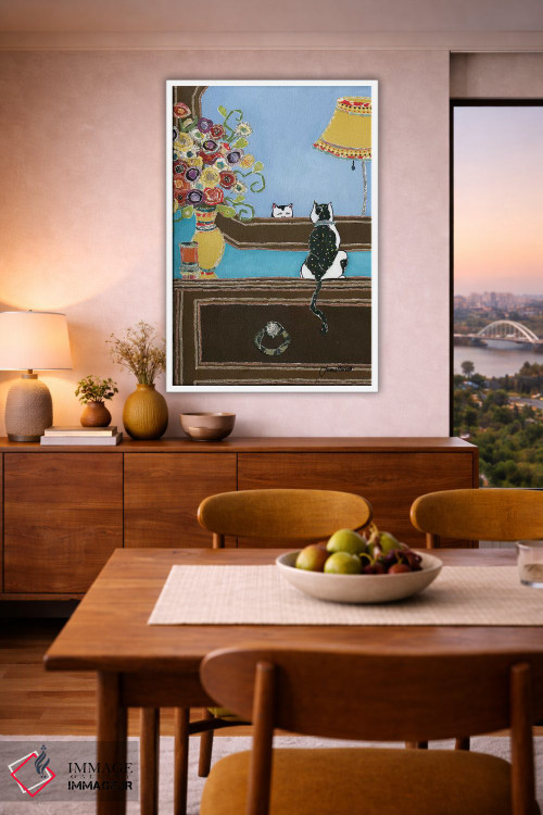 تابلو دکوراتیو من خوشگل اثر جیمی موراث - D6W