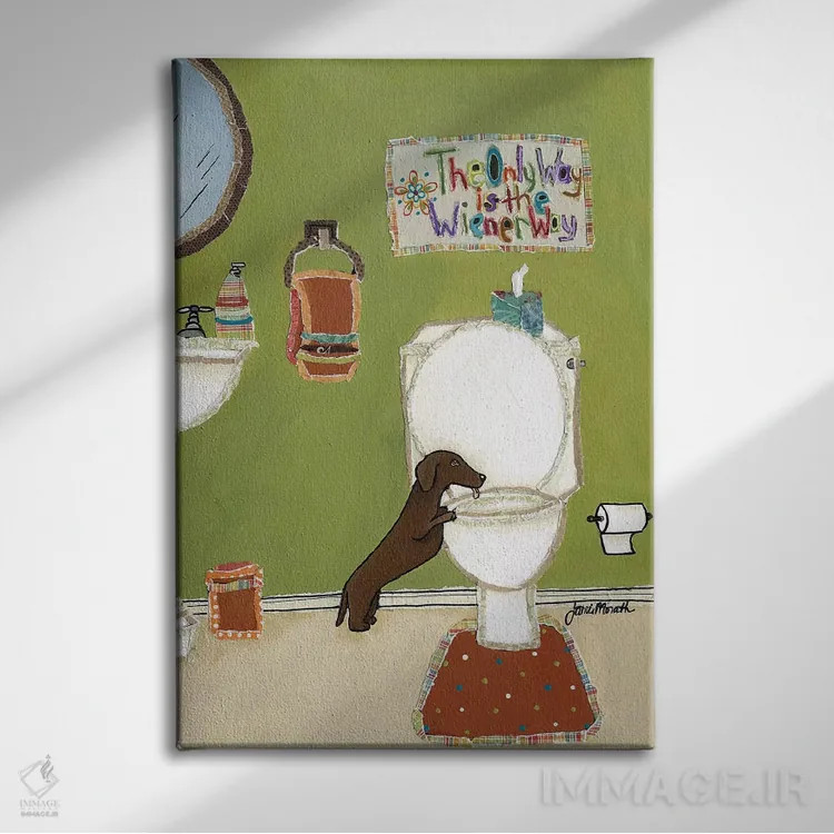 تابلو دکوراتیو راه وینی اثر جیمی موراث - نمای روبهرو روی دیوار