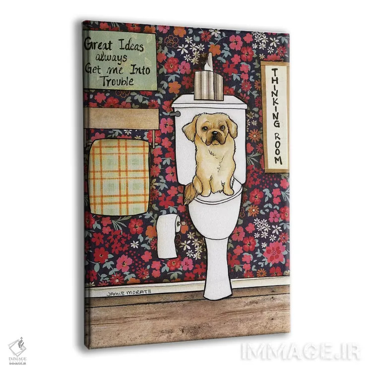 تابلو دکوراتیو اتاق فکر اثر جیمی موراث - نمای پرسپکتیو محصول