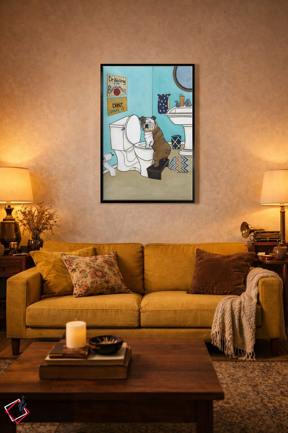 تابلو دکوراتیو دریب زدن فقط برای بسکتبال است اثر جیمی موراث - D4B