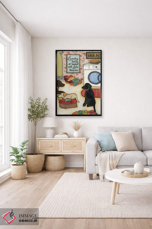 تابلو دکوراتیو لابرادورهای فراوان اثر جیمی موراث - D3B