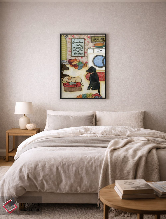 تابلو دکوراتیو لابرادورهای فراوان اثر جیمی موراث - D6B