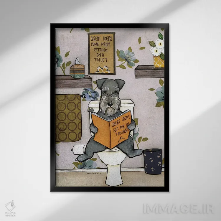 تابلو دکوراتیو ایده های عالی اثر جیمی موراث - نمای قابدار مشکی