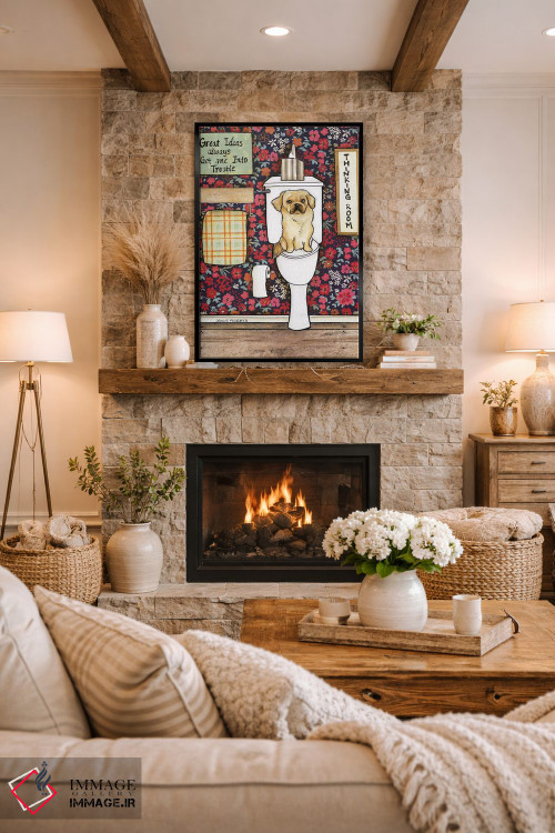 تابلو دکوراتیو اتاق فکر اثر جیمی موراث - D4B