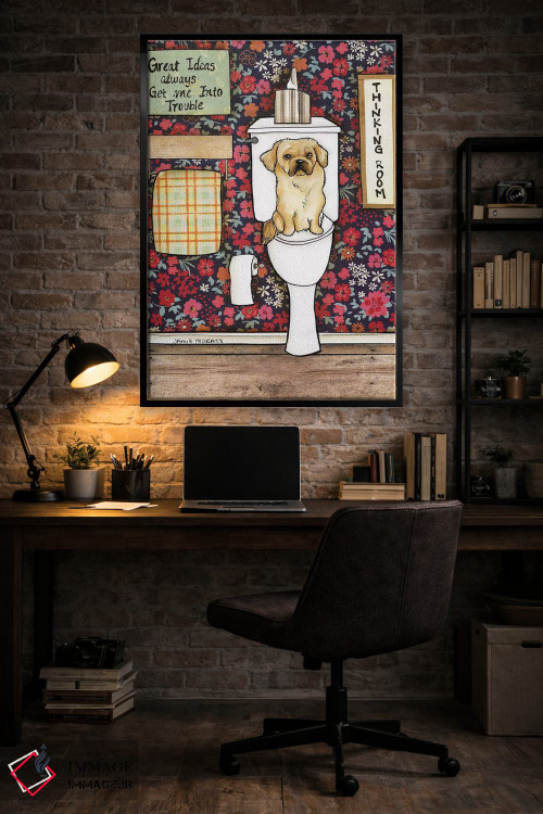 تابلو دکوراتیو اتاق فکر اثر جیمی موراث - D6B