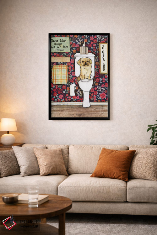 تابلو دکوراتیو اتاق فکر اثر جیمی موراث - D5B