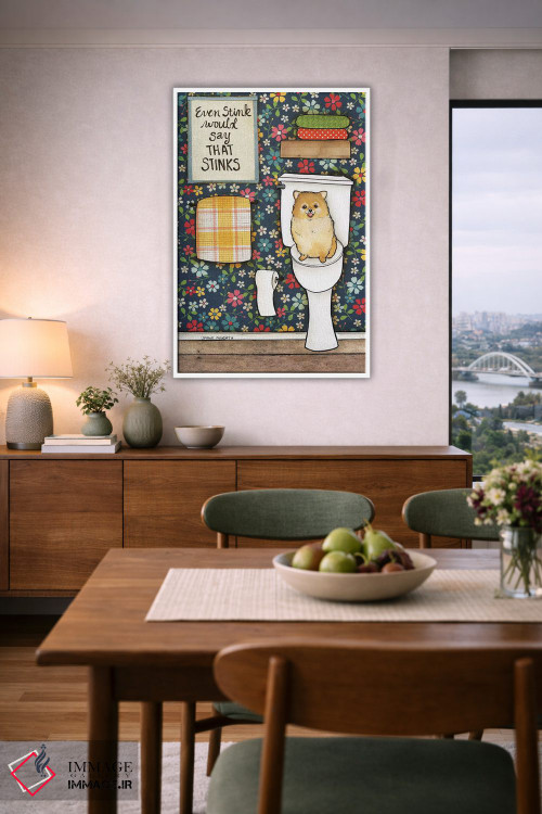 تابلو دکوراتیو خیلی بدبوست اثر جیمی موراث - D6W