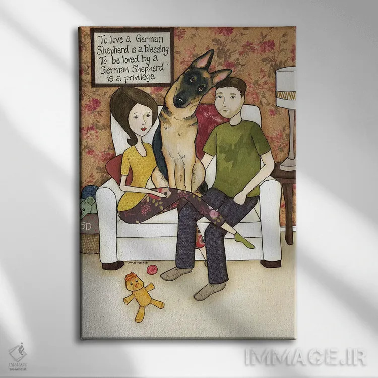 تابلو دکوراتیو یک امتیاز اثر جیمی موراث - نمای روبهرو روی دیوار