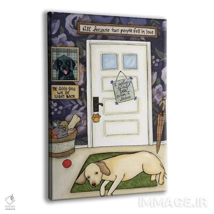 تابلو دکوراتیو برمی گردم اثر جیمی موراث - نمای پرسپکتیو محصول