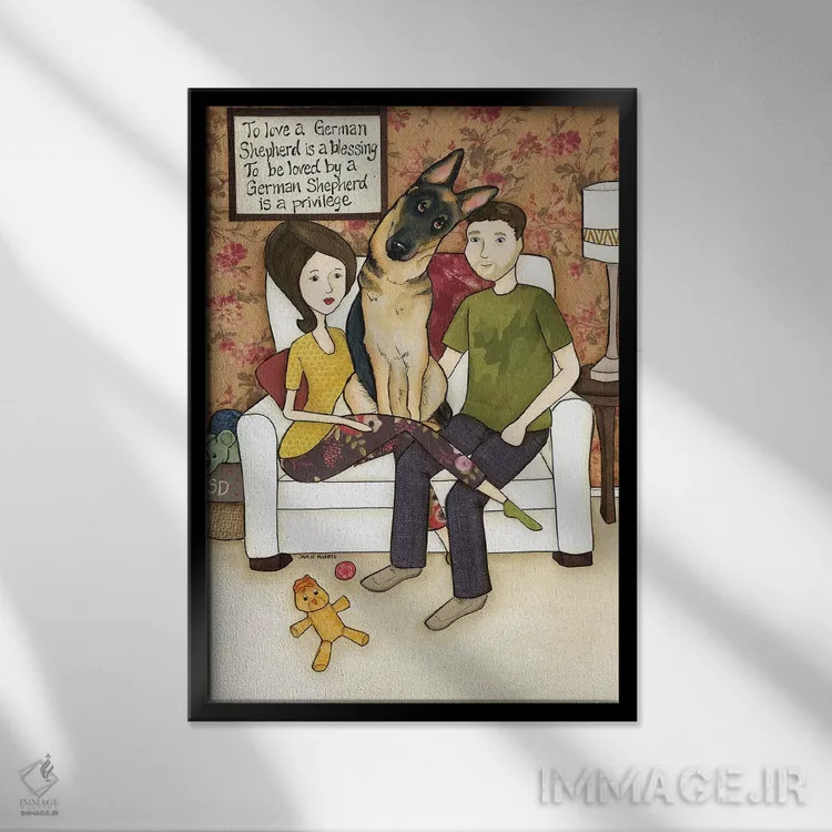 تابلو دکوراتیو یک امتیاز اثر جیمی موراث - نمای قابدار مشکی