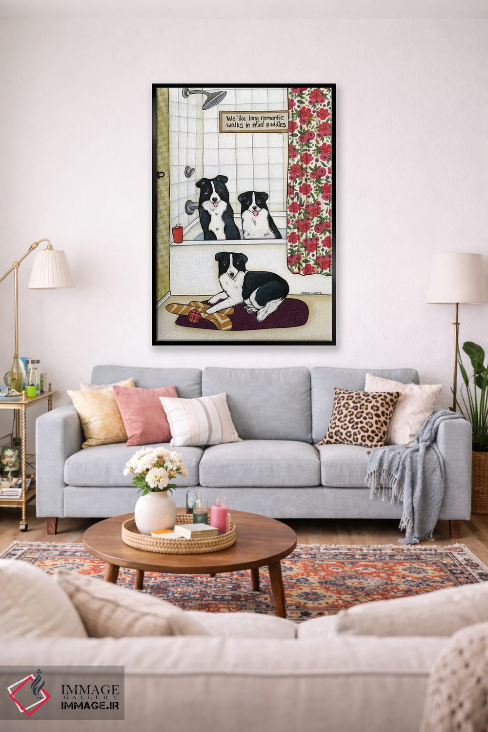 تابلو دکوراتیو چاله های گل آلود اثر جیمی موراث - D2B