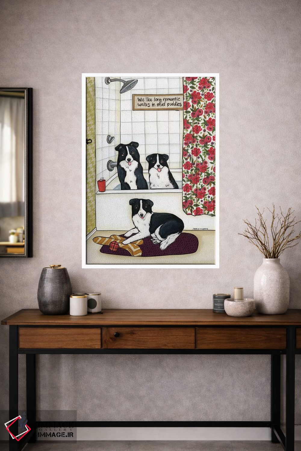 تابلو دکوراتیو چاله های گل آلود اثر جیمی موراث - D1W