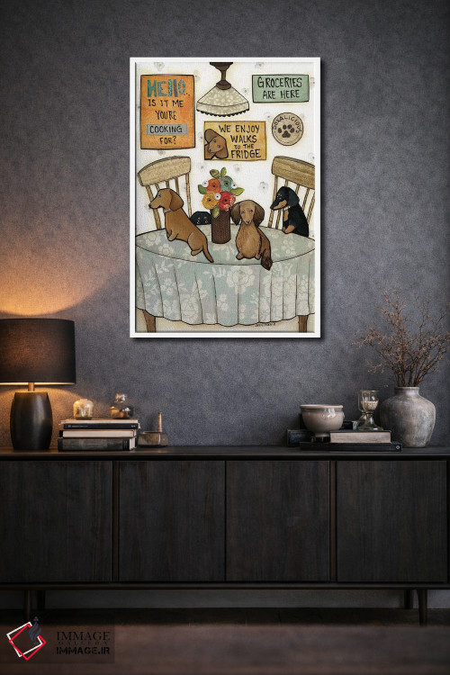 تابلو دکوراتیو خریدها رسیدند اثر جیمی موراث - D1W