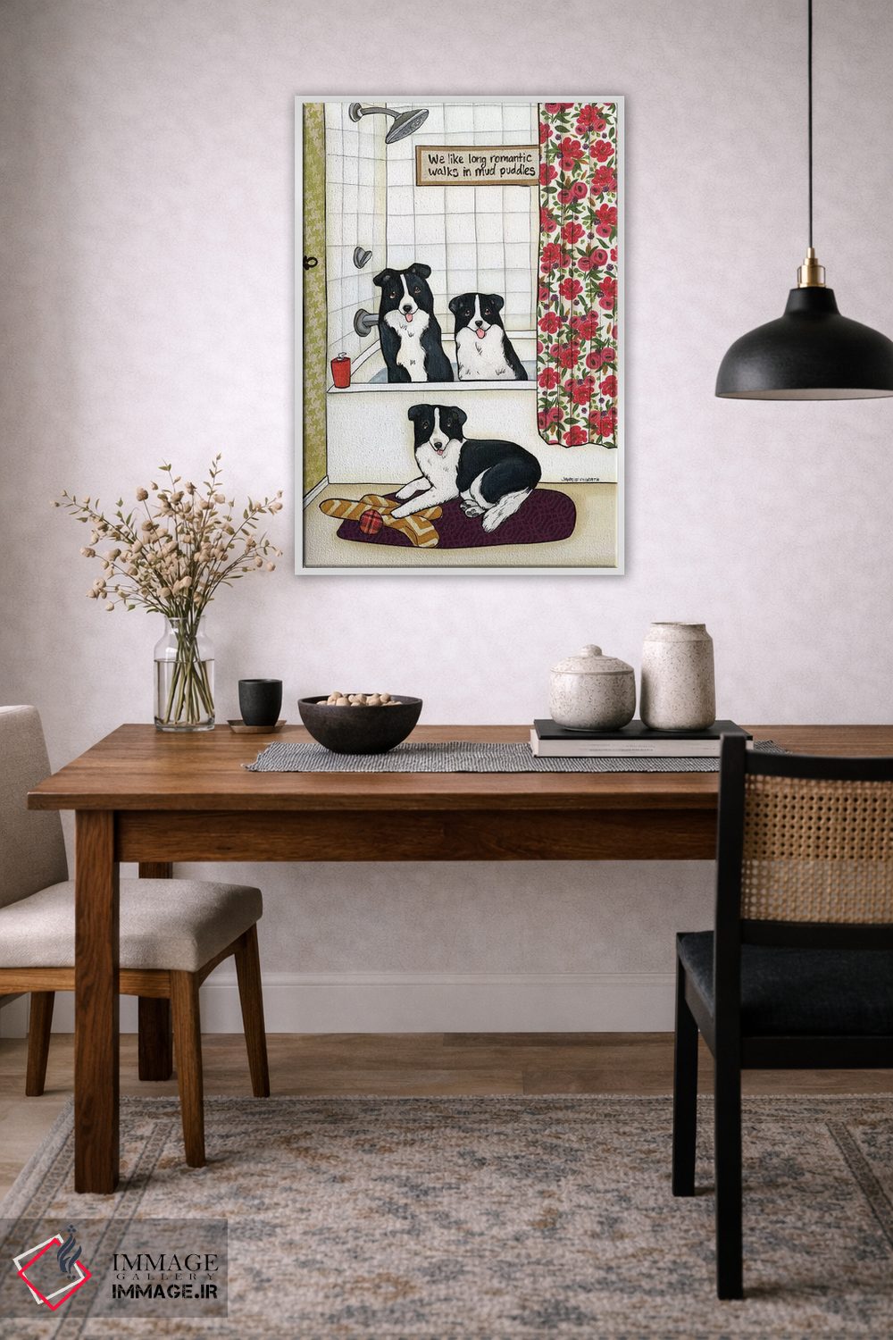 تابلو دکوراتیو چاله های گل آلود اثر جیمی موراث - D3W