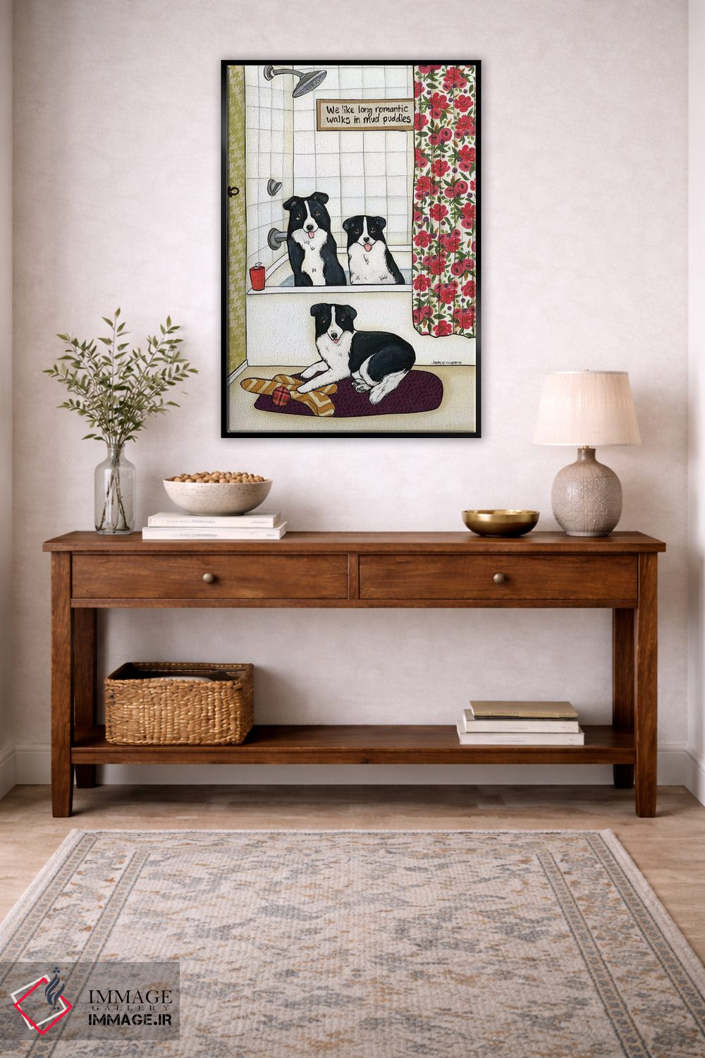 تابلو دکوراتیو چاله های گل آلود اثر جیمی موراث - D4B