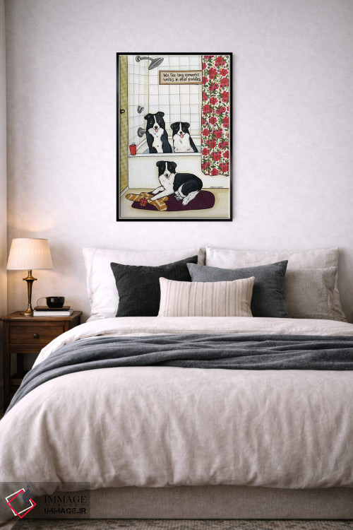 تابلو دکوراتیو چاله های گل آلود اثر جیمی موراث - D5B