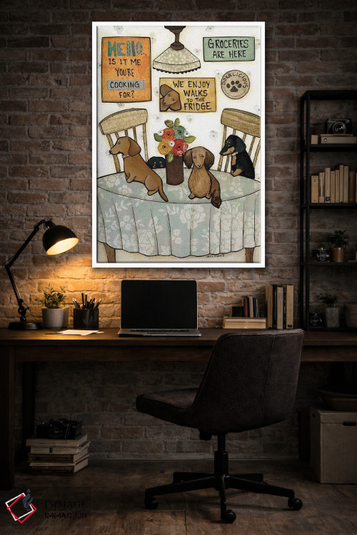 تابلو دکوراتیو خریدها رسیدند اثر جیمی موراث - D2W