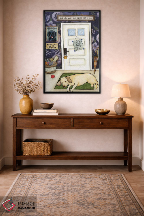 تابلو دکوراتیو برمی گردم اثر جیمی موراث - D3B