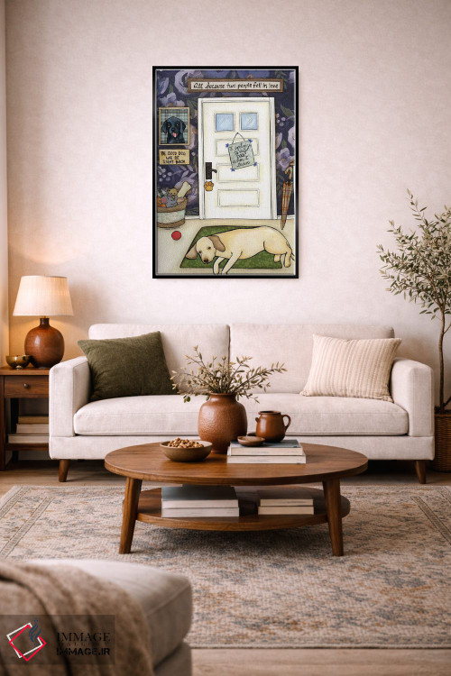 تابلو دکوراتیو برمی گردم اثر جیمی موراث - D4B