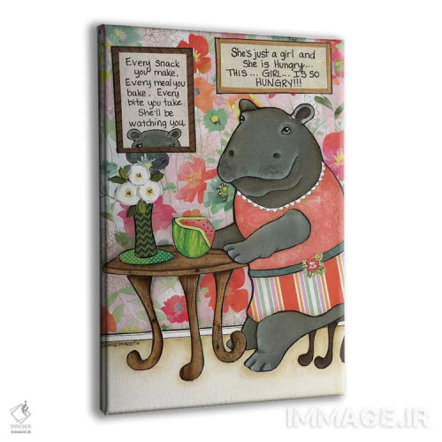 تابلو دکوراتیو فقط یک دختر اثر جیمی موراث - نمای پرسپکتیو محصول