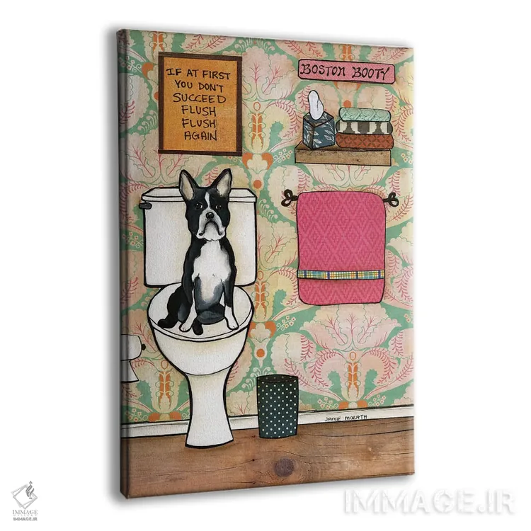 تابلو دکوراتیو دوباره سیفون بکش اثر جیمی موراث - نمای پرسپکتیو محصول