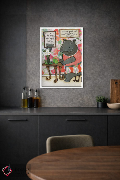 تابلو دکوراتیو فقط یک دختر اثر جیمی موراث - D1W