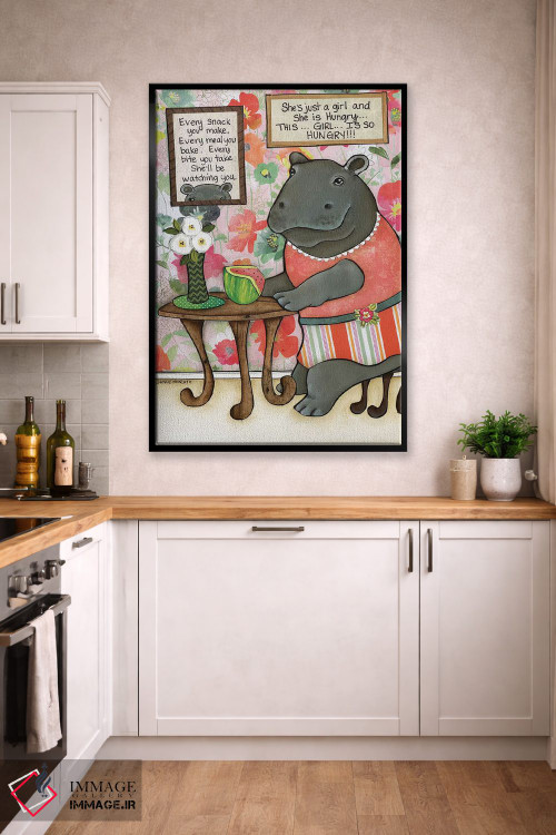 تابلو دکوراتیو فقط یک دختر اثر جیمی موراث - D2B