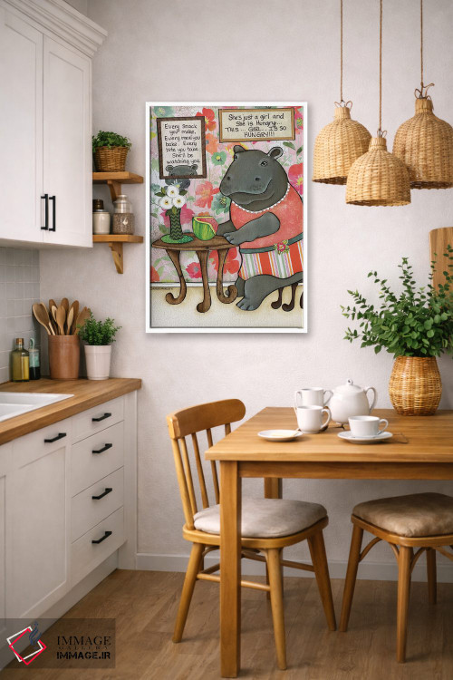 تابلو دکوراتیو فقط یک دختر اثر جیمی موراث - D4W